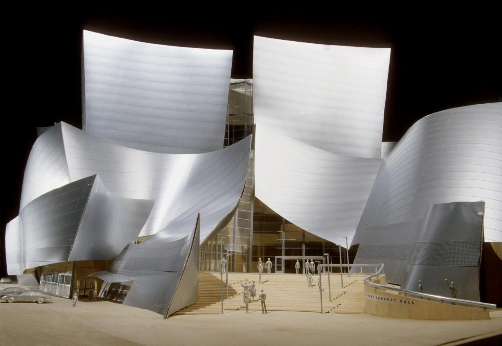 Final model of the main entry of Walt Disney Concert Hall. (Gehry Partners LLC)