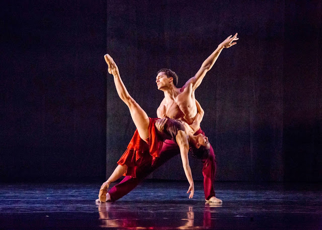 Amanda Assucena and Fabrice Calmels of The Joffrey Ballet. (Photo, Cheryl Mann)