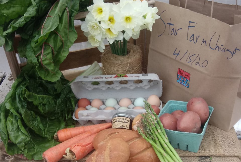 Donation in support of the "give a market box" program will provide people in need with fresh produce. (Courtesy of Star Farm)