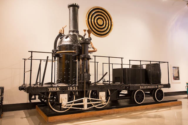 A 1926 replica of an 1831 B&O "York" train - just one of five sold by the Musuem of Science and Industry last month. (Courtesy of the Museum of Science and Industry)