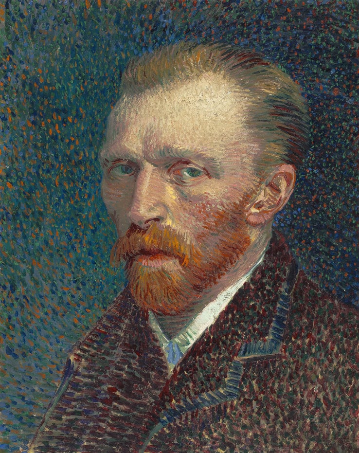 Vincent van Gogh. Self–Portrait, 1887 (Courtesy of the Art Institute of Chicago)