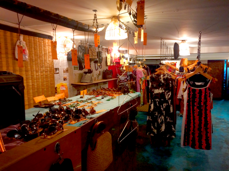 Vintage clothing, jewelry, textiles and accessories are among some of the items for sale. (Anilakeo / Wikimedia Commons)