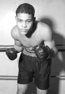 Heavyweight boxer Joe Louis