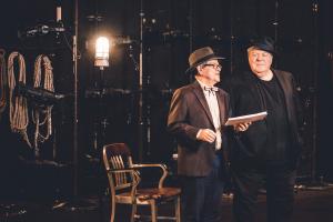 Tim Kazurinsky and George Wendt perform in Northlight Theatre's "Funnyman." (Joe Mazza / joe mazza -- brave lux inc.)