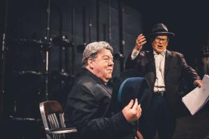 George Wendt and Tim Kazurinsky in Northlight Theatre's "Funnyman." (Joe Mazza / joe mazza -- brave lux inc.)