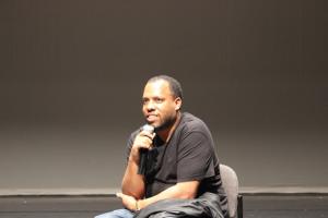 Executive Vice President of Def Jam Recordings Dion Wilson (also known as No I.D.) had an intimate conversation with the students about the entertainment industry. 