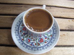 Brewed to perfection, Lindsay's first cup of Turkish coffee in Istanbul/Lindsay Prossnitz