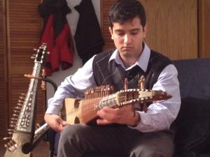 Habib Wardak plays the Rubab; click image to view photo gallery