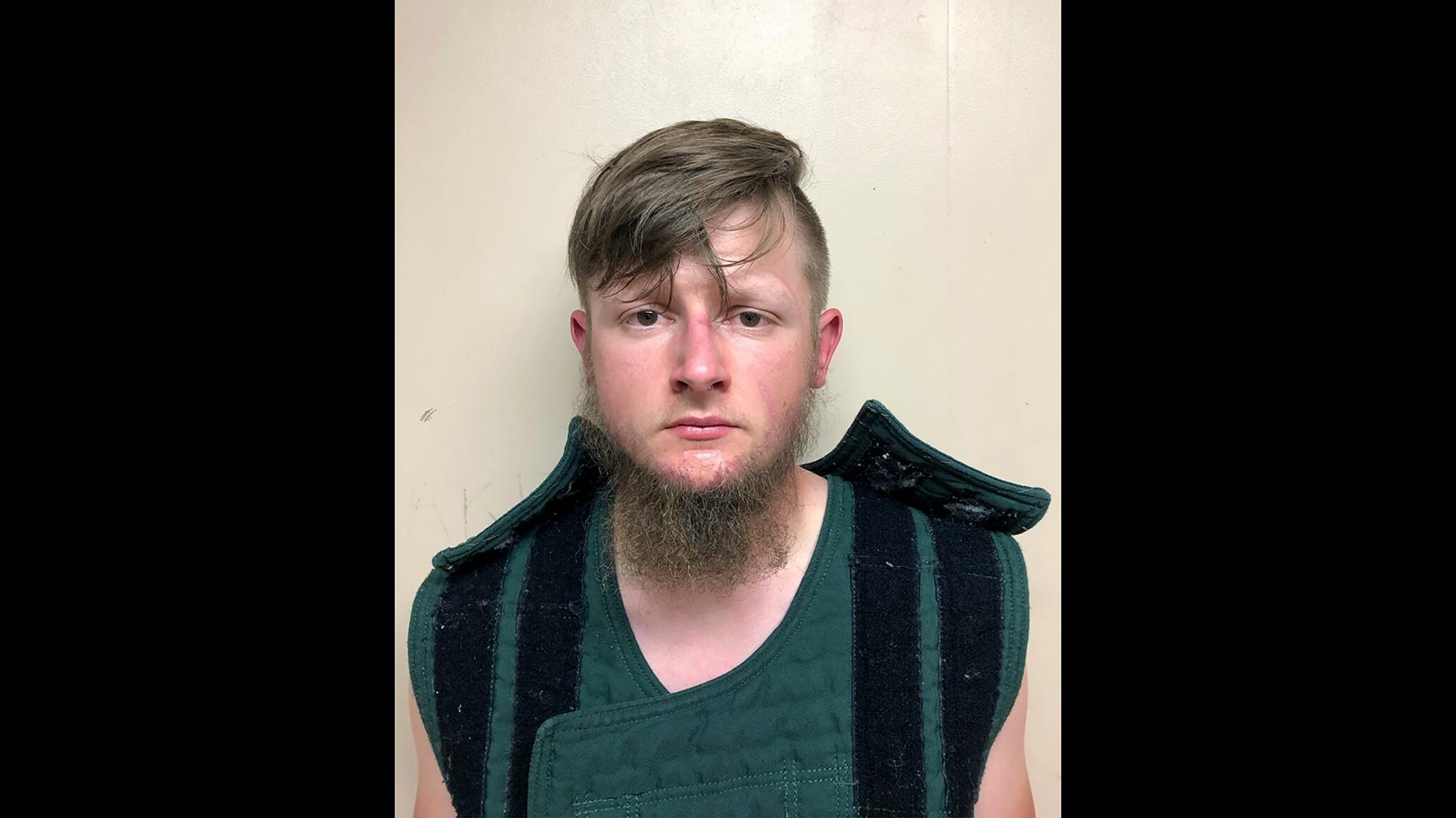 This booking photo provided by the Crisp County Sheriff’s Office shows Robert Aaron Long on Tuesday, March 16, 2021. (Crisp County Sheriff’s Office via AP)