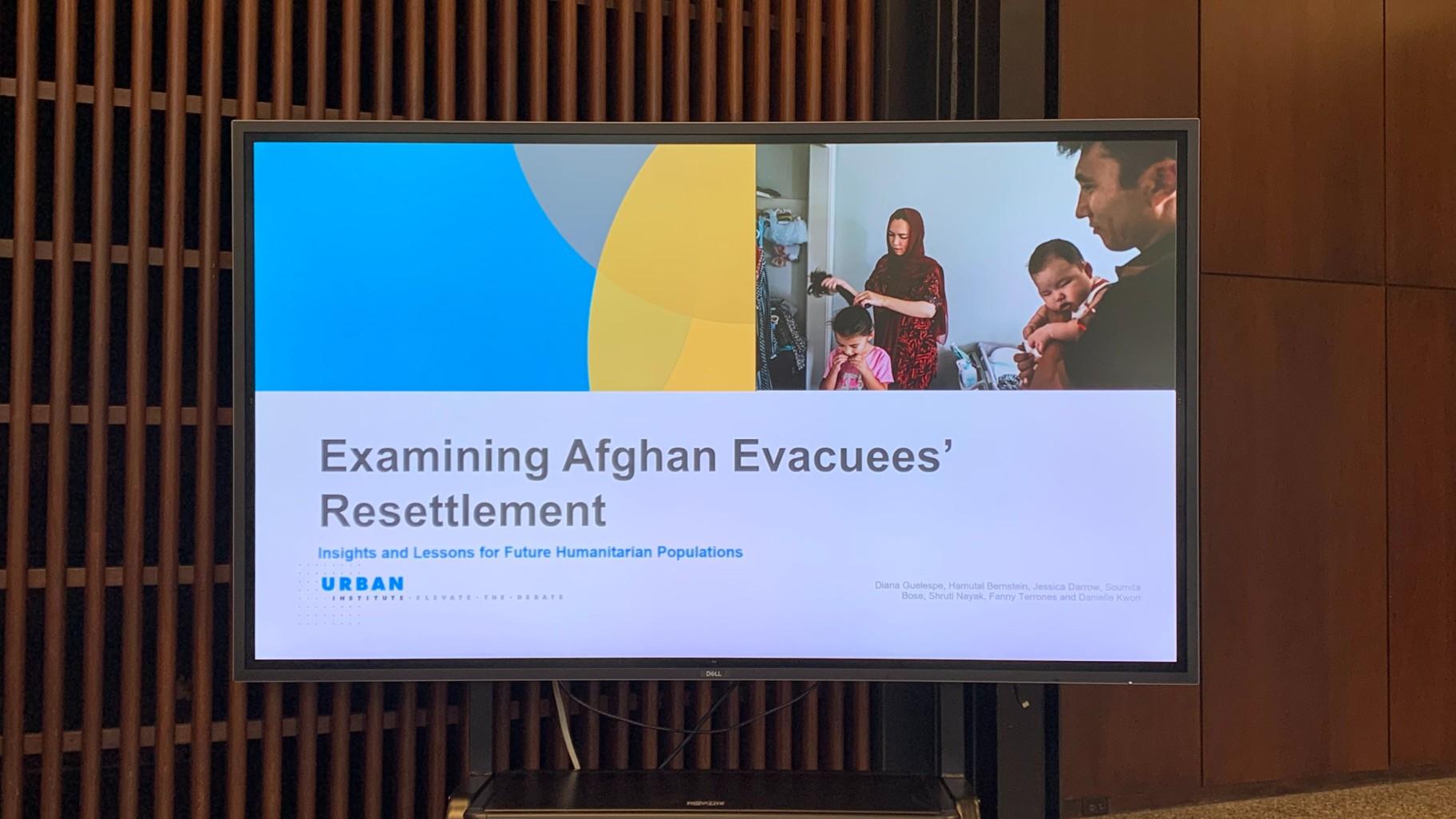 A March report from the Urban Institute compiles interviews with Afghan evacuees and community stakeholders in Chicago to identify ongoing needs and lessons on how governments can better support future humanitarian arrivals. (Eunice Alpasan / WTTW News)