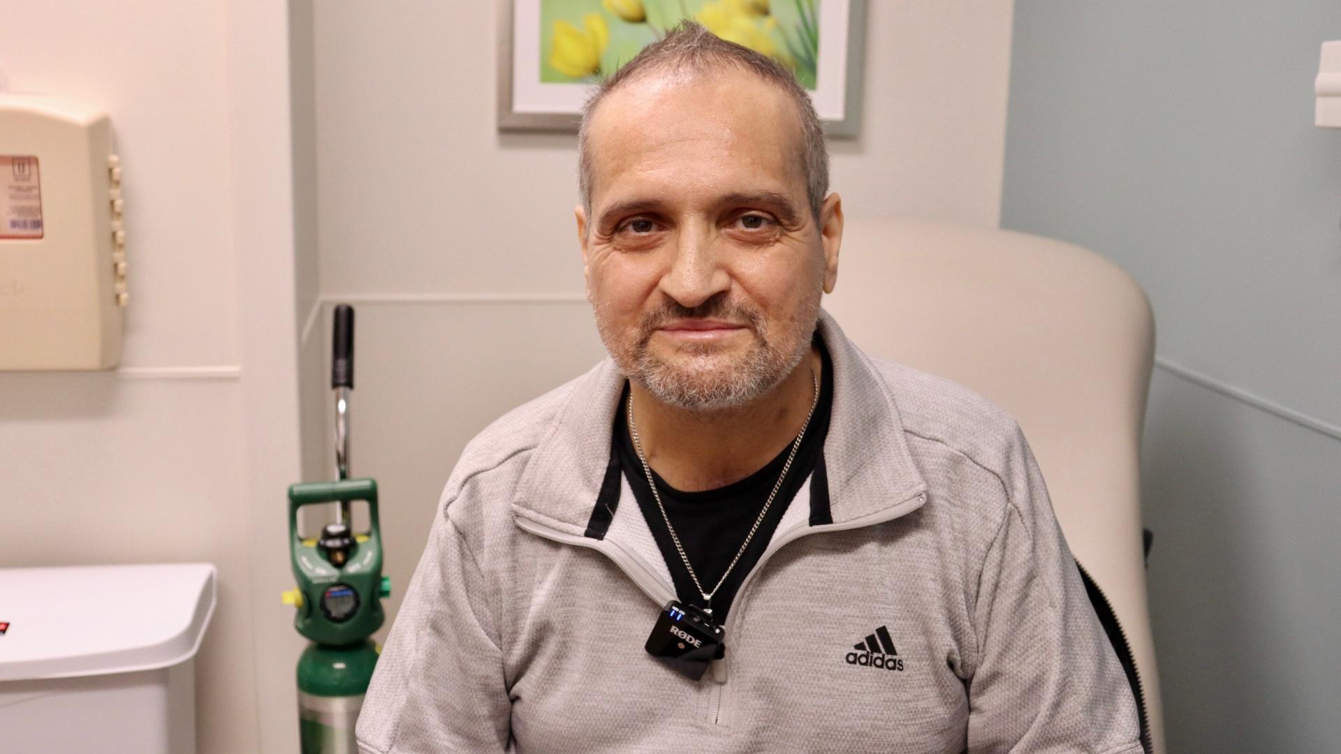 Chicagoan Albert Khoury, 54, underwent a double lung transplant Sept. 25, 2021 to treat stage 4 lung cancer. (Courtesy of Northwestern Medicine)