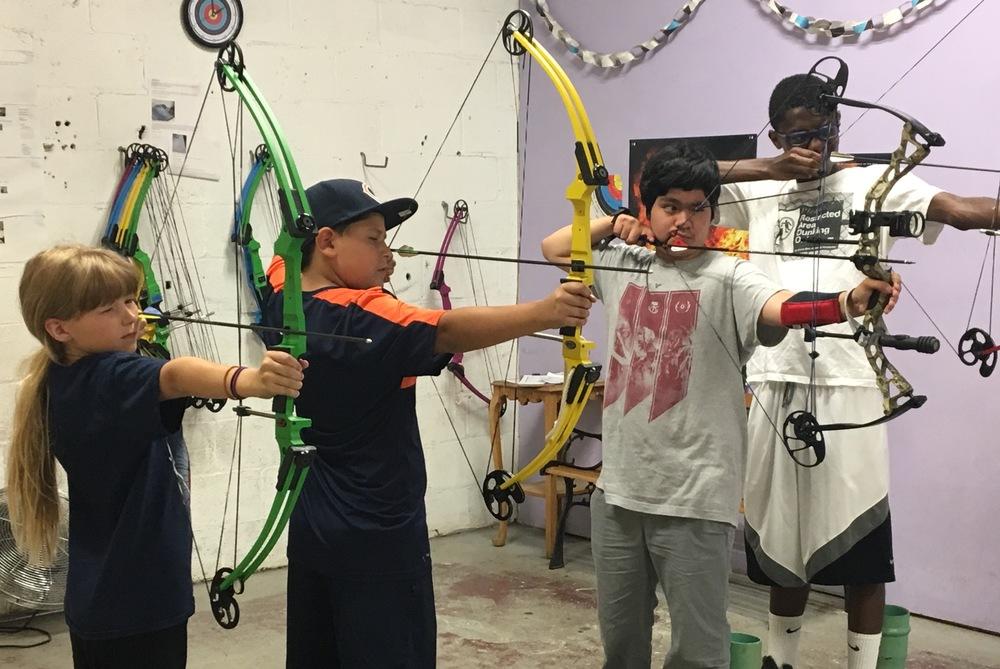 The Archery Bow Range – Chicago facility in Humboldt Park offers archery classes for kids ages 8 and up. (Courtesy Archery Bow Range – Chicago)