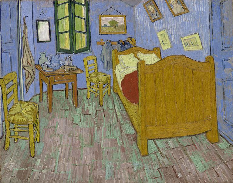 The Art Institute of Chicago's version of "The Bedroom" (Courtesy of the Art Institute of Chicago)