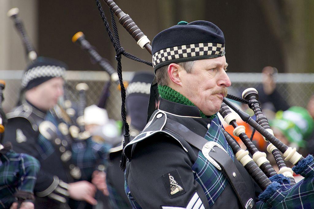 Bagpipes are expected to make their presence known at Sunday's parade. (Jamie McCaffrey / Wikimedia)