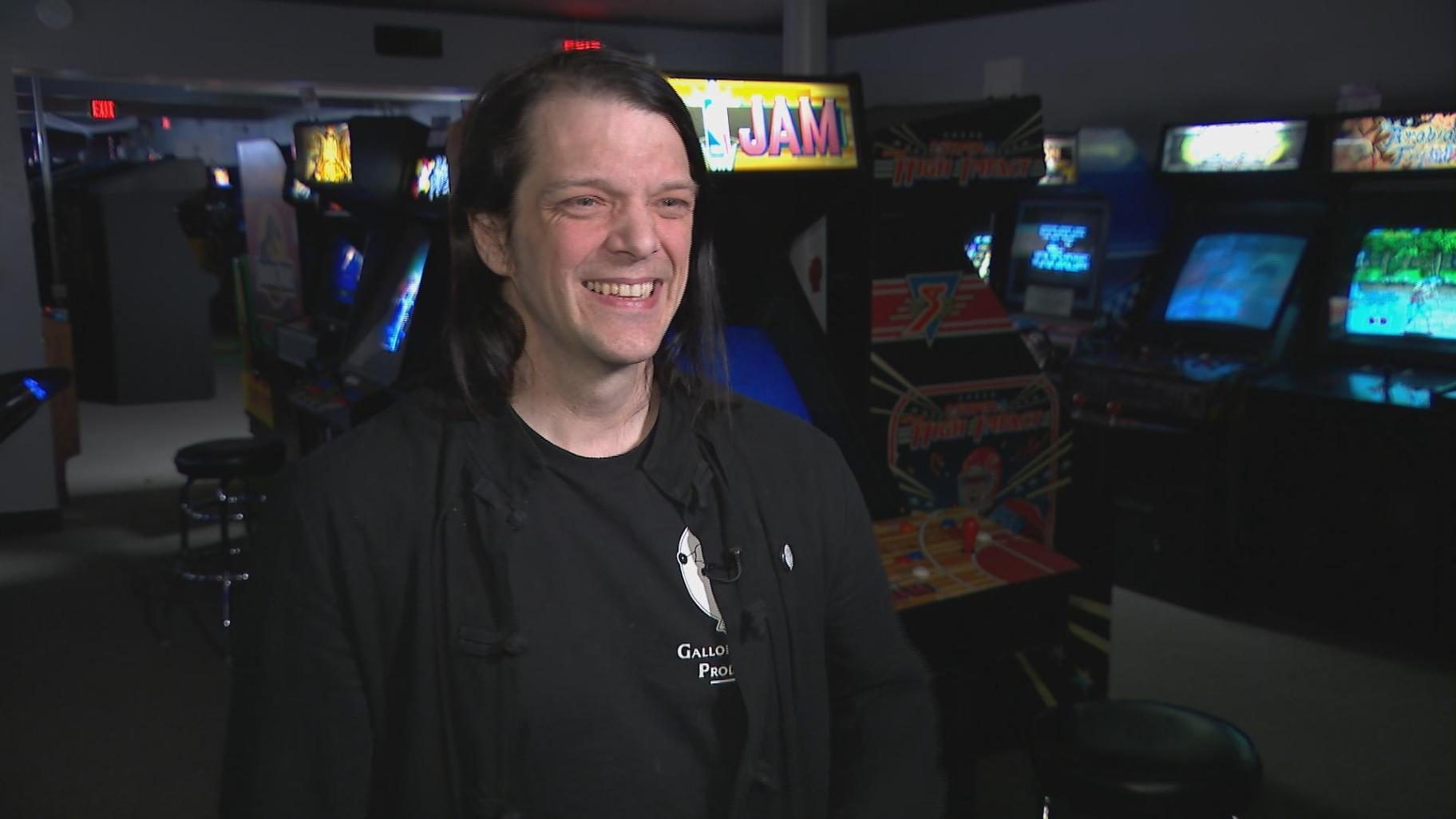 Doc Mack, Galloping Ghost’s owner, said his childhood memories of video games and arcades pressed the “start” button on his professional adventure. (WTTW News)