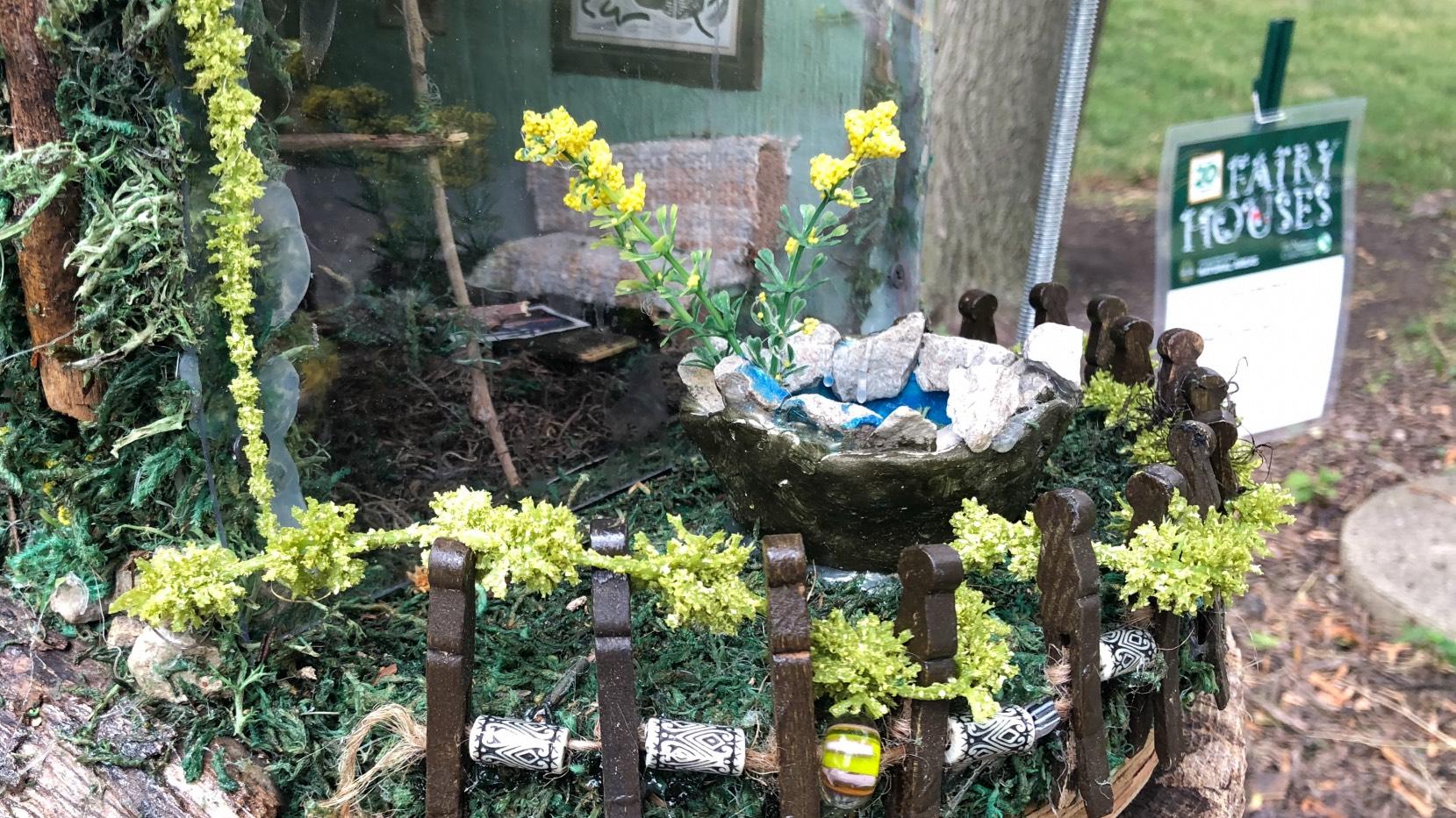 Look for the fairy houses, 20 in all, spread around the city at Chicago Park District natural areas, which are celebrating two decades of stewardship this year. (Patty Wetli / WTTW News)