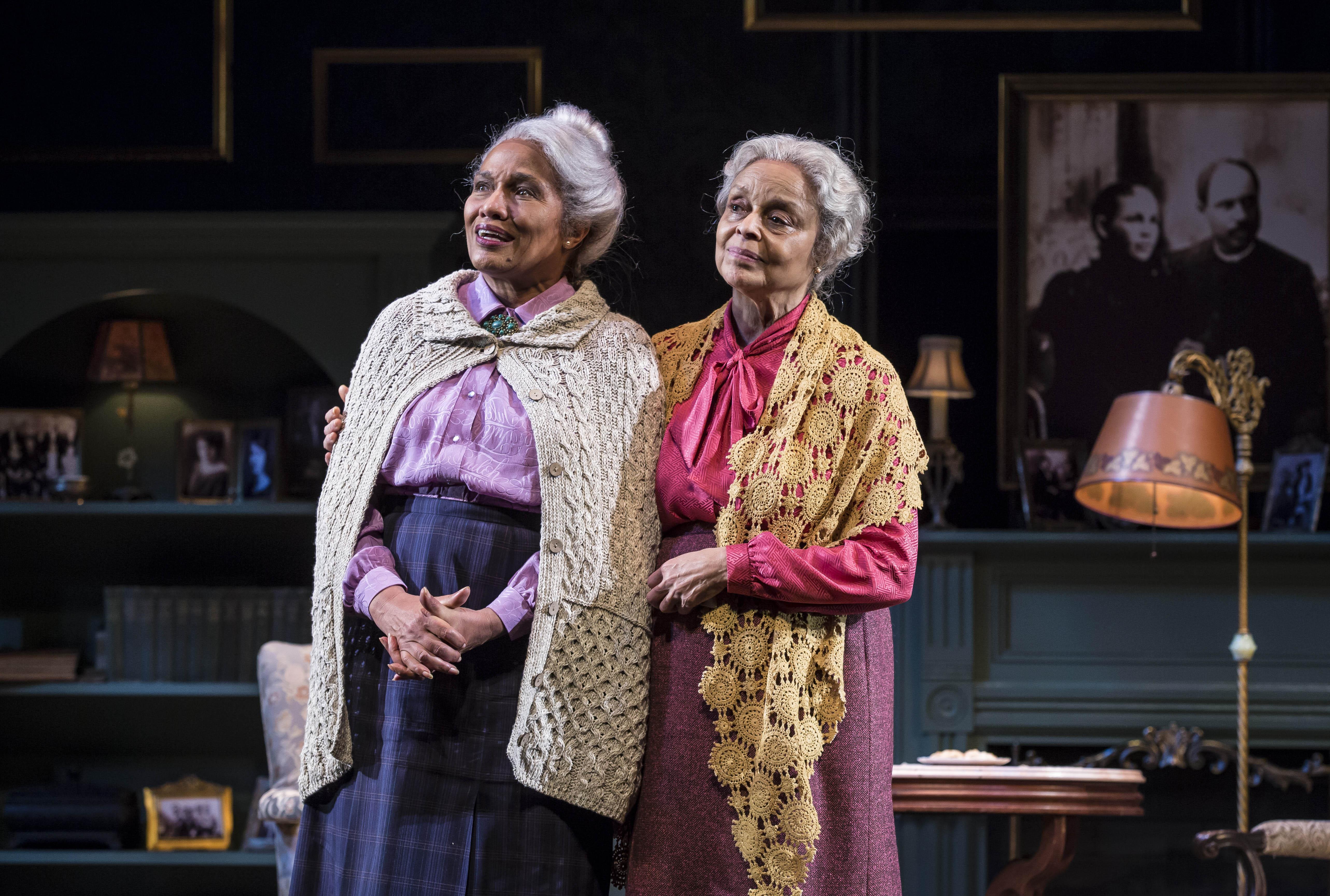 Ella Joyce and Marie Thomas in Chuck Smith’s major revival of Emily Mann’s “Having Our Say: The Delany Sisters’ First 100 Years” at Goodman Theatre, May 5-June 10. (Photo credit: Liz Lauren)