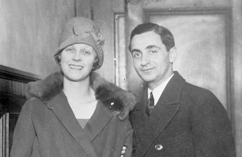 Irving Berlin and wife Ellen Mackay in the 1920s.