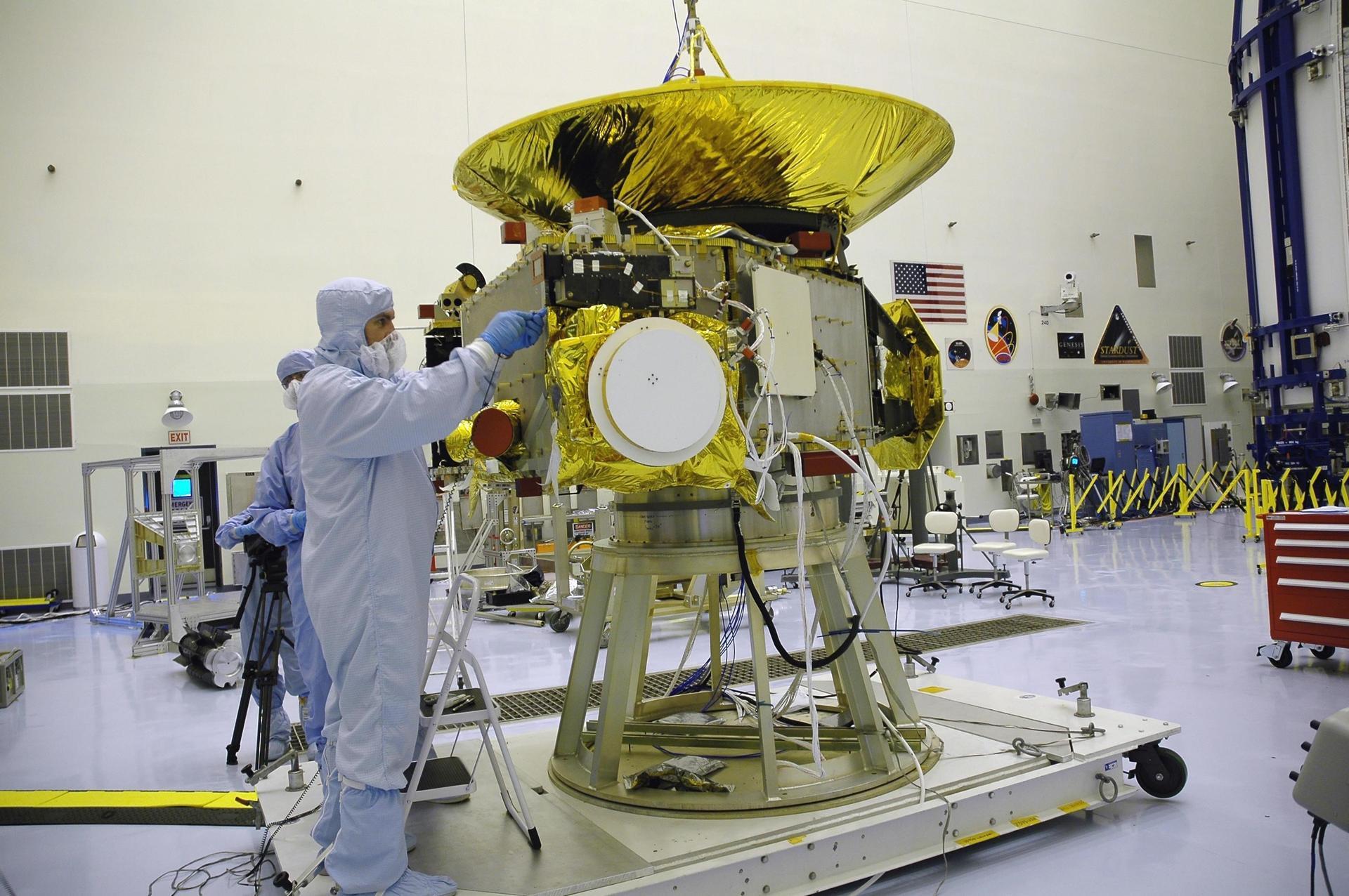 Construction of New Horizons. (Courtesy NASA Kennedy)
