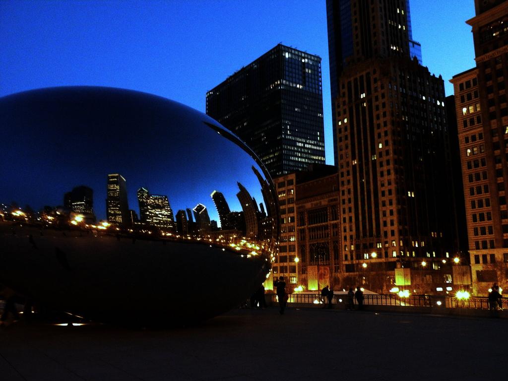 Summer evenings at Millennium Park include free movies on Tuesdays starting June 13. (John W. Iwanski / Flickr)