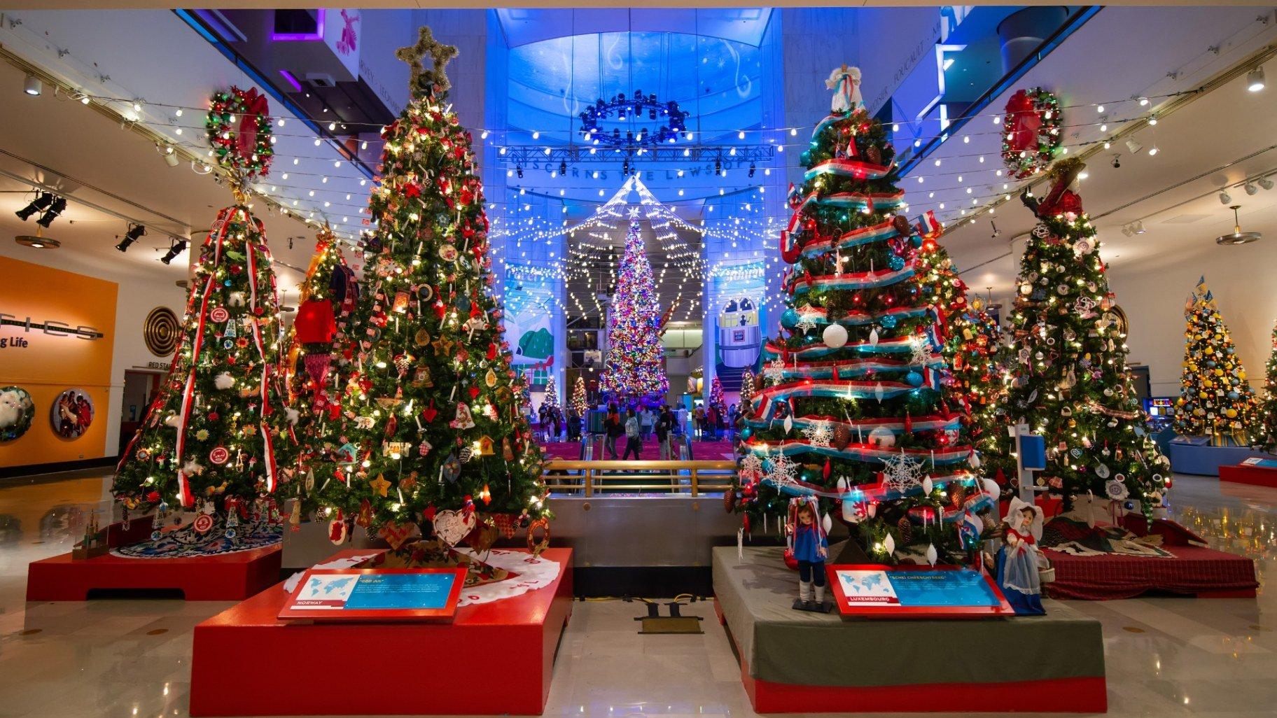 The annual “Christmas Around the World” exhibit at Museum of Science and Industry. (Credit: Heidi Peters / Museum of Science and Industry, Chicago)