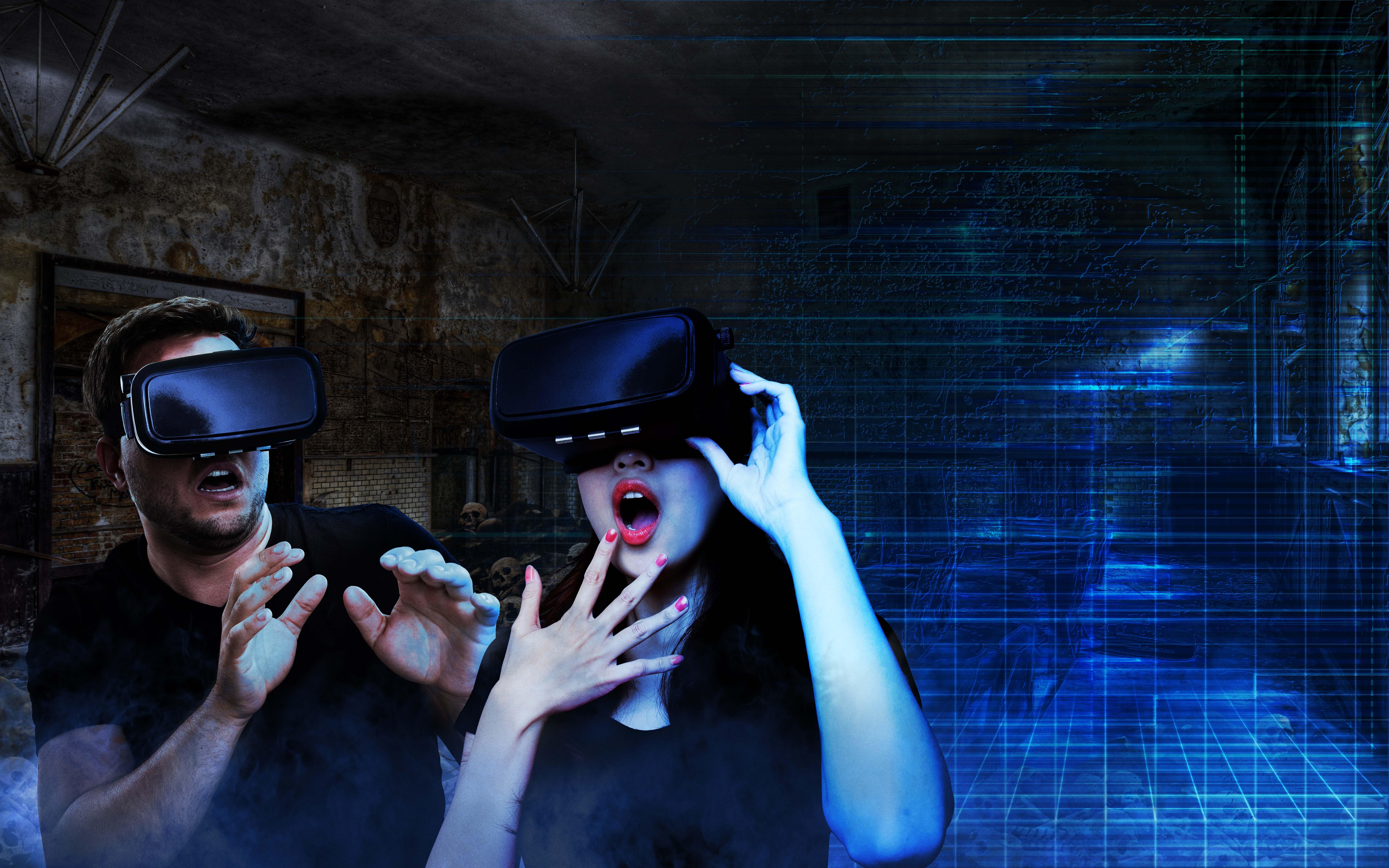 Add some high-tech chills to your haunted house thrills this weekend. (Courtesy Scream VR)