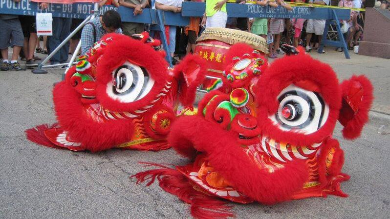 A lion dance procession highlights this weekend’s fair. (Special Events Management / Facebook)