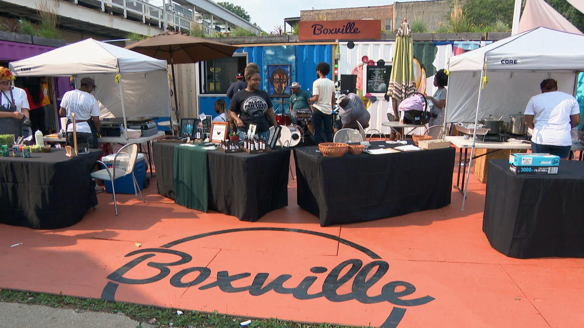 Boxville at 51st Street and Calumet Avenue in Chicago. (WTTW News)