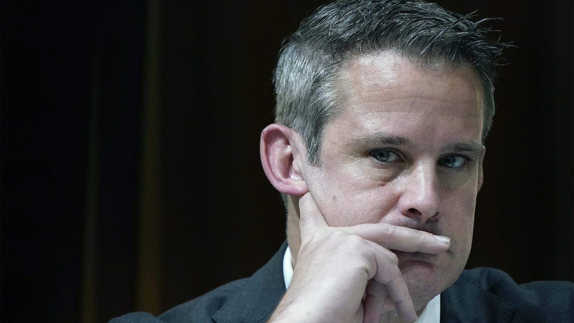 Rep. Adam Kinzinger, R-Ill., listens as the House select committee investigating the Jan. 6 attack on the U.S. Capitol holds a hearing at the Capitol in Washington, Tuesday, July 12, 2022.  (AP Photo / Jacquelyn Martin, File)