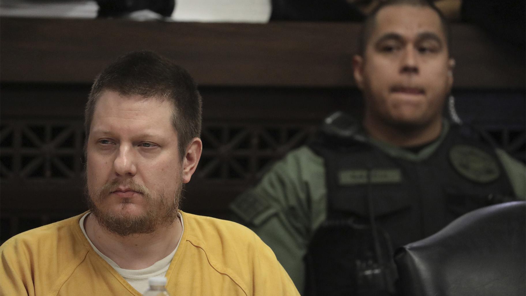 In this Jan. 18, 2019 file photo, former Chicago police Officer Jason Van Dyke, left, attends his sentencing hearing at the Leighton Criminal Court Building in Chicago, for the 2014 shooting of Laquan McDonald. (Antonio Perez / Chicago Tribune via AP, Pool, File) 