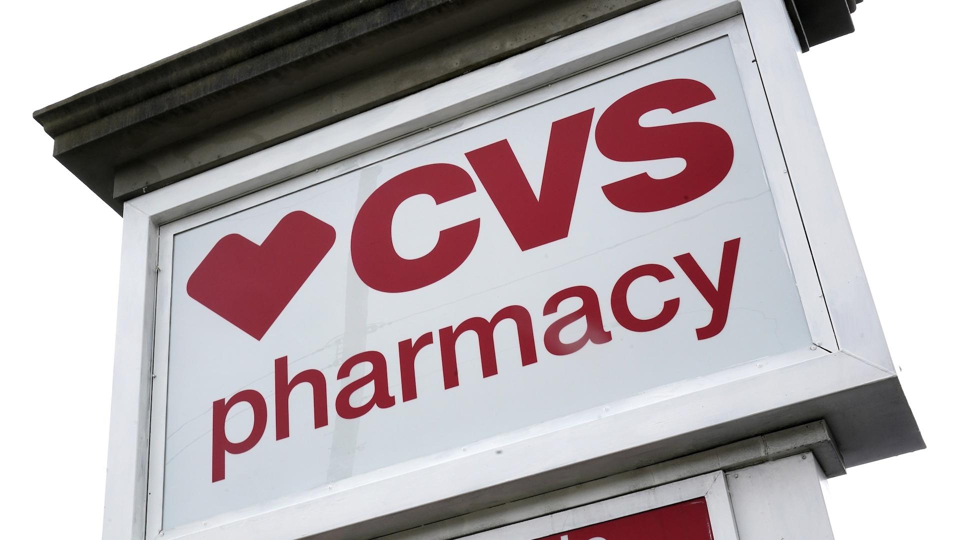 A CVS Pharmacy is shown in Mount Lebanon, Pa., on Monday May 3, 2021. (AP Photo/Gene J. Puskar)