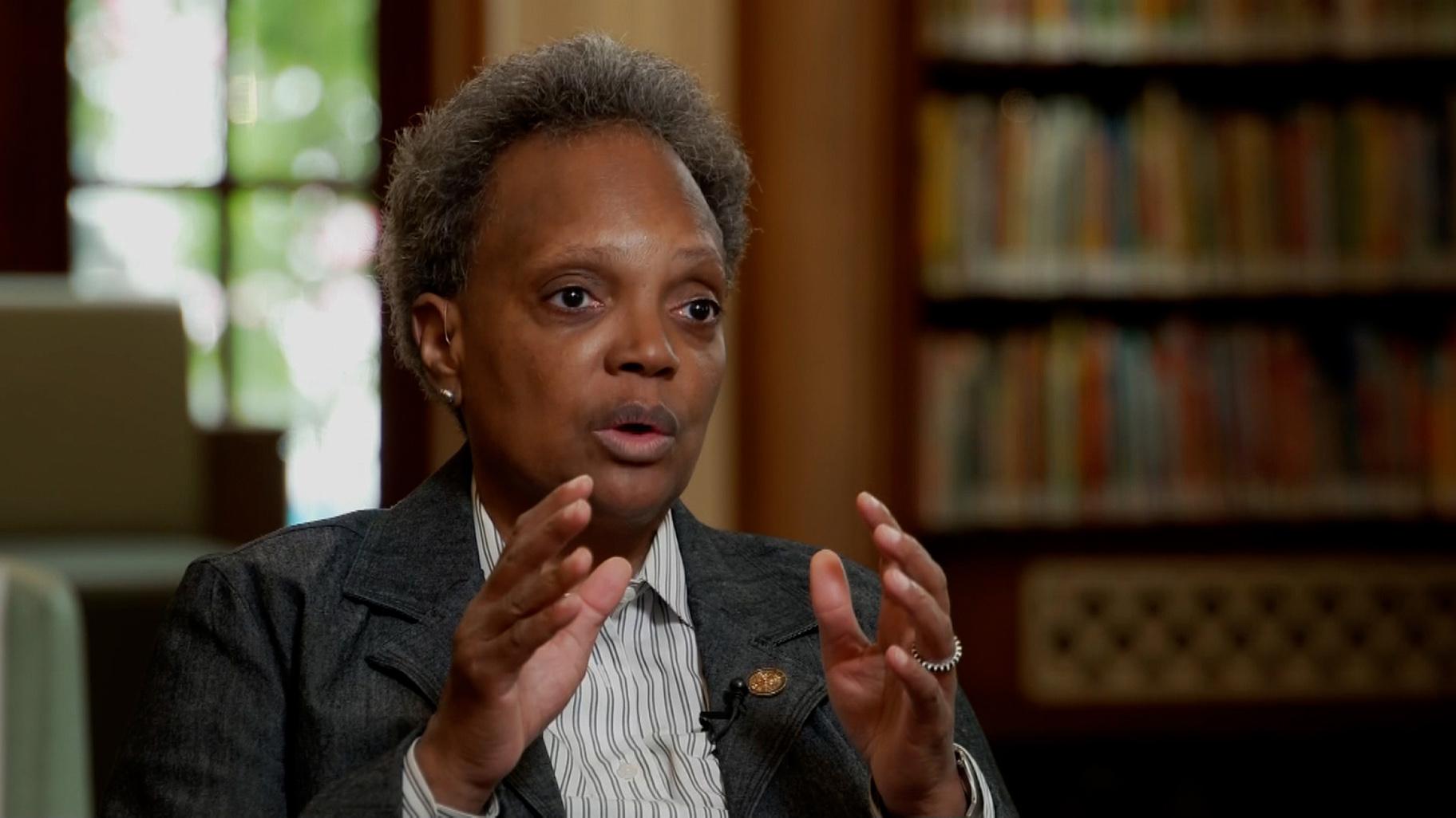 Chicago Mayor Lori Lightfoot is past her halfway point as mayor, leading the nation’s third largest city. (Credit: CNN)