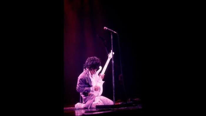 Image result for prince on tour 1987