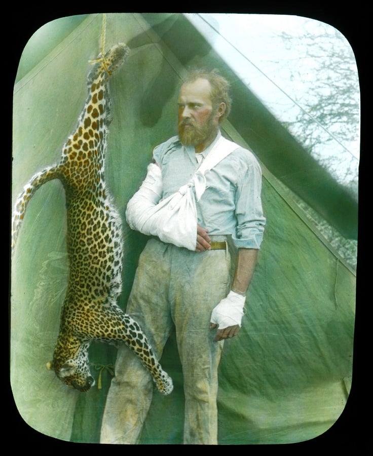 Taxidermist Carl Akeley. (Courtesy of the Field Museum)