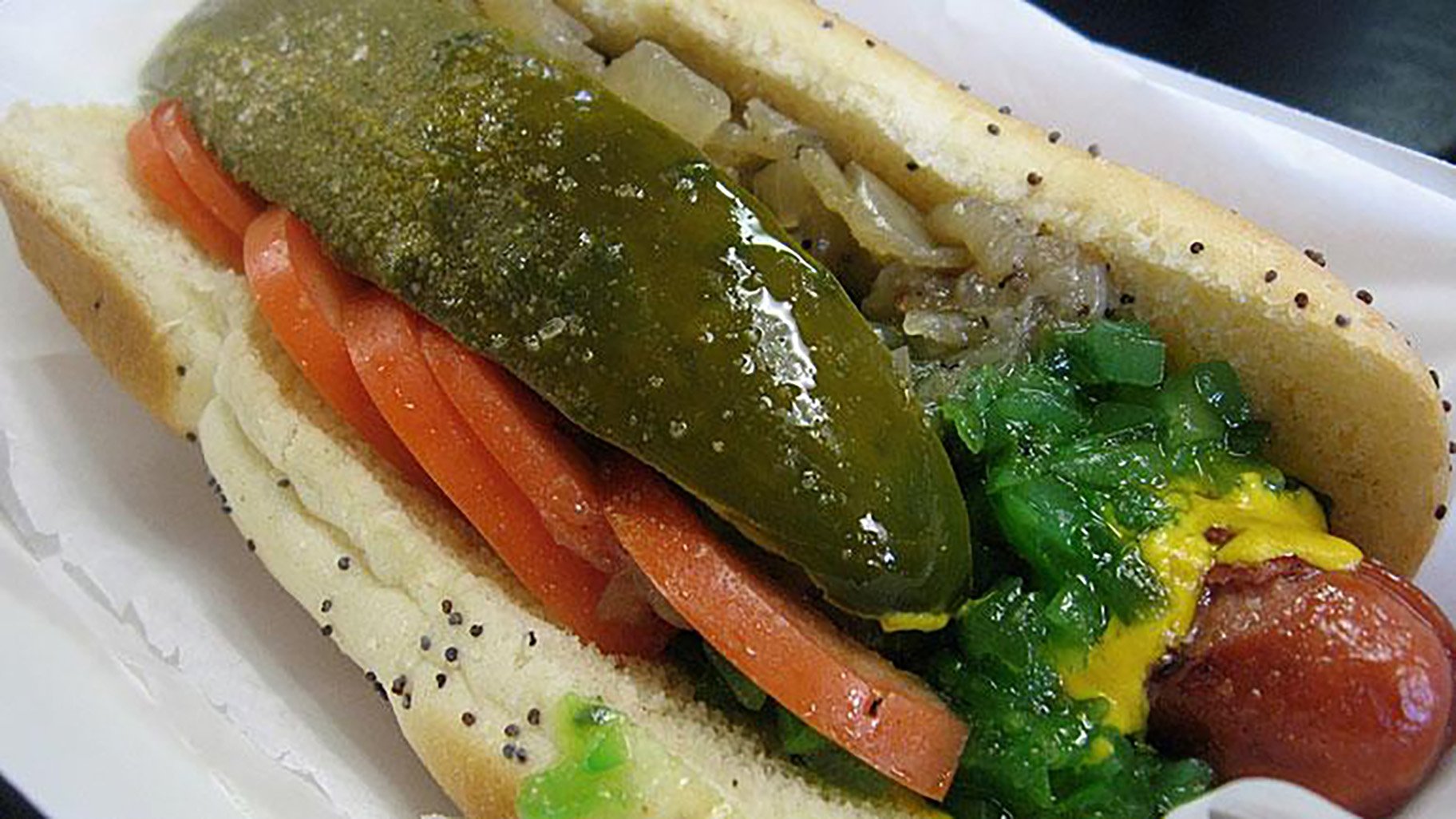 Chicago-style hot dog (WTTW)