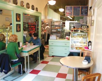 The Hoosier Mama Pie Company is located in a tiny 100-year-old building in Ukrainian Village; photo by Brian M. Heiser