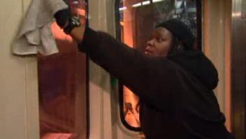 Venus Caston is an ex-offender who makes minimum wage cleaning rail cars