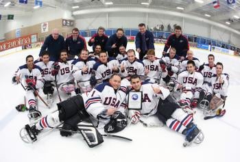 The USA team won silver at the world championship in Korea last month; Kevin McKee is third from the right