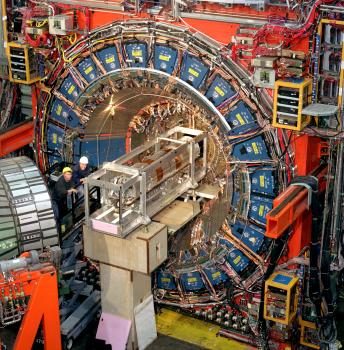 Fermilab's equipment records what happens when protons and antiprotons collide.