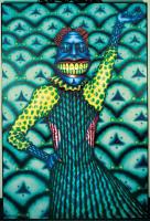 Ed Paschke, Cobmaster, 1975, oil on canvas, 74” x 50”.