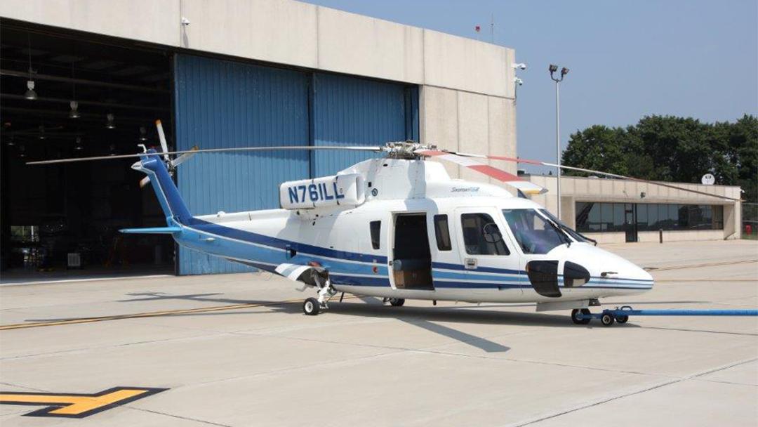 A Sikorsky helicopter like the one pictured here is one type of helicopter operated by the Illinois Department of Transportation's Aeronautics Division. (Illinois.gov)