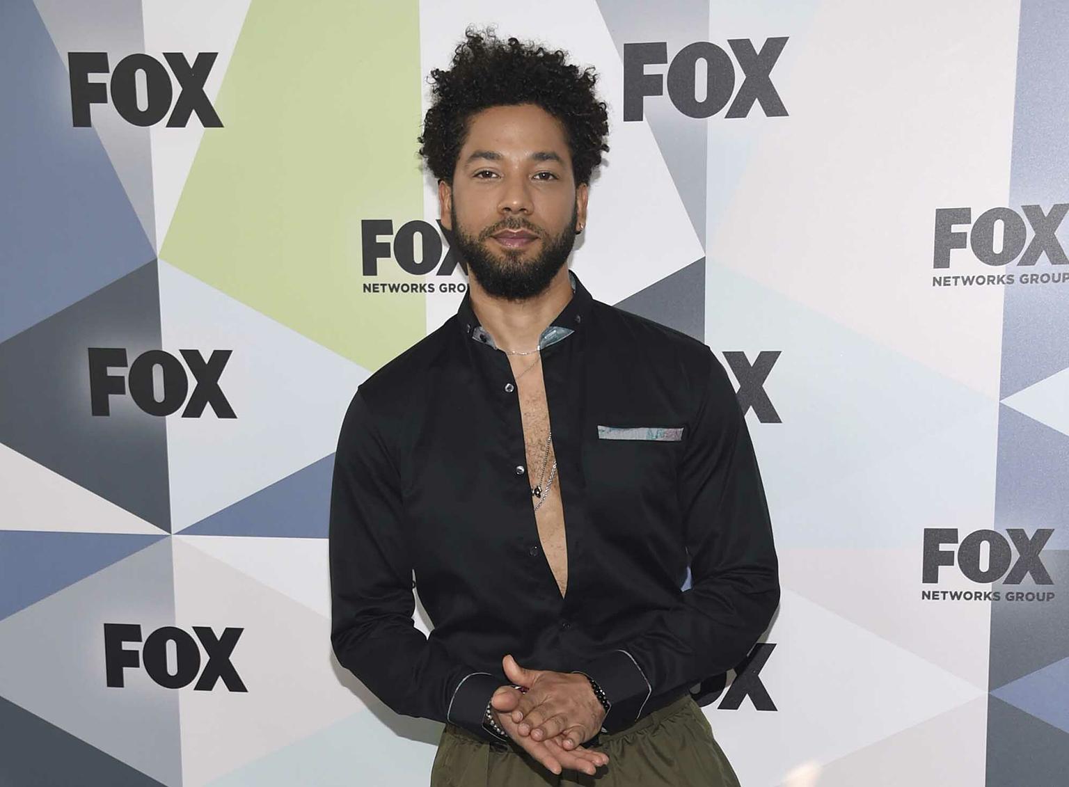 In this May 14, 2018 file photo, Jussie Smollett, a cast member in the TV series “Empire,” attends the Fox Networks Group 2018 programming presentation after-party in New York. (Photo by Evan Agostini / Invision / AP, File)