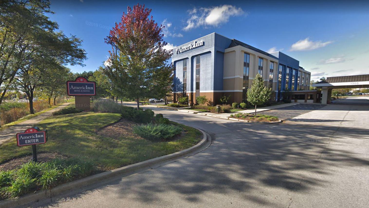 State and local health departments recently linked two confirmed cases of Legionnaires’ disease to the AmericInn by Wyndham Hotel, located at 1300 E. Higgins Road in Schaumburg. (Google Maps)