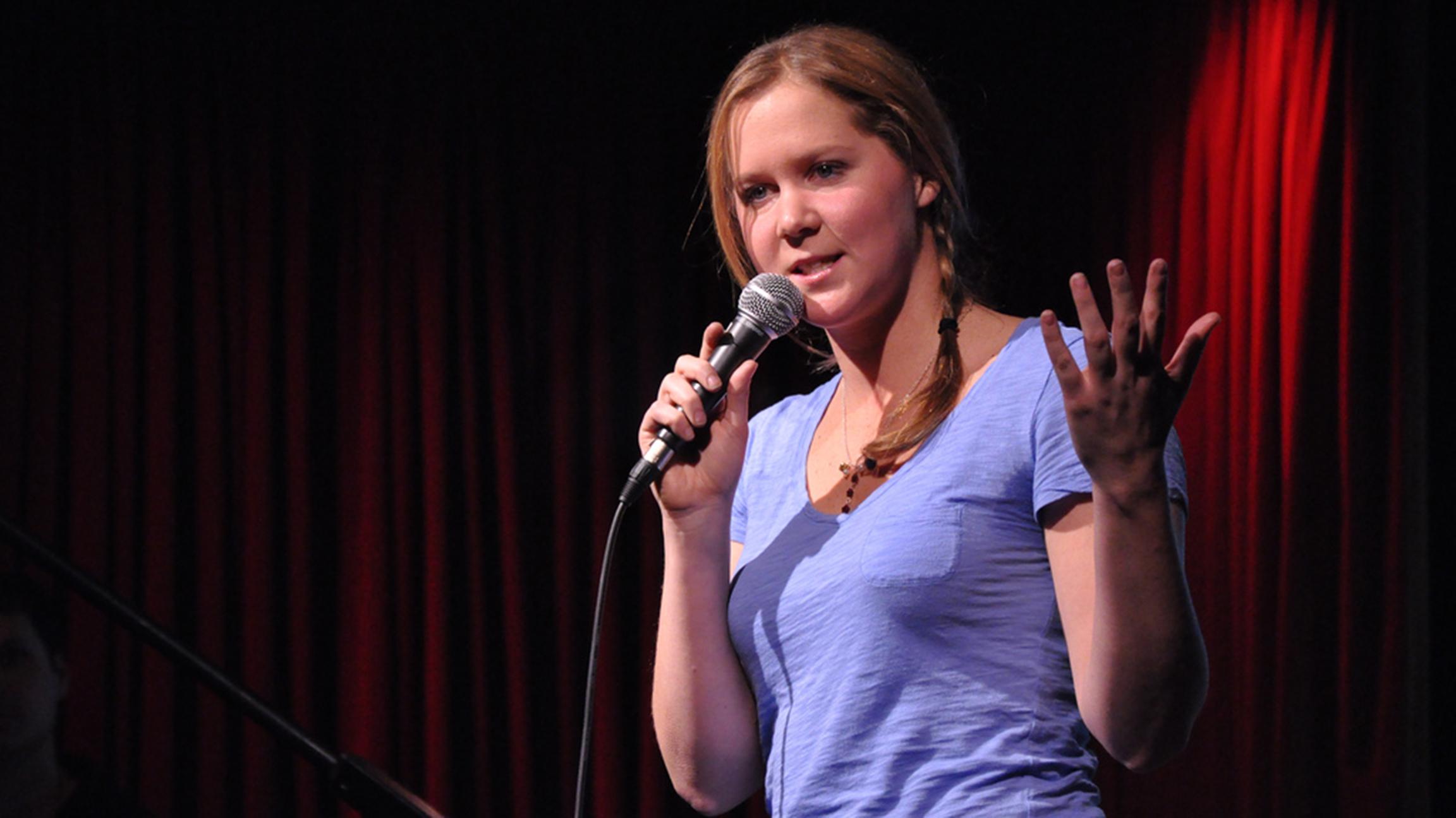 Before she was a “Trainwreck”: Amy Schumer performs in 2010 at Comedy Below Canal. (92YTribeca / Flickr)
