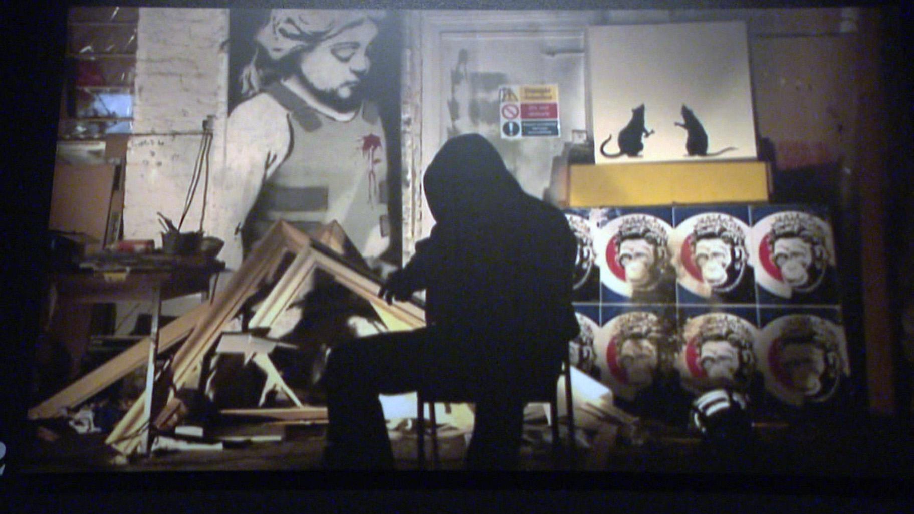 You can visit “The Art of Banksy” through October. (WTTW News)
