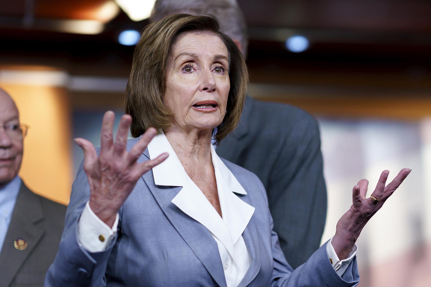 In this June 30, 2021 file photo, Speaker of the House Nancy Pelosi, D-Calif., responds to a question at a news conference as the House prepares to vote on the creation of a select committee to investigate the Jan. 6 insurrection, at the Capitol in Washington. (AP Photo / J. Scott Applewhite, File)