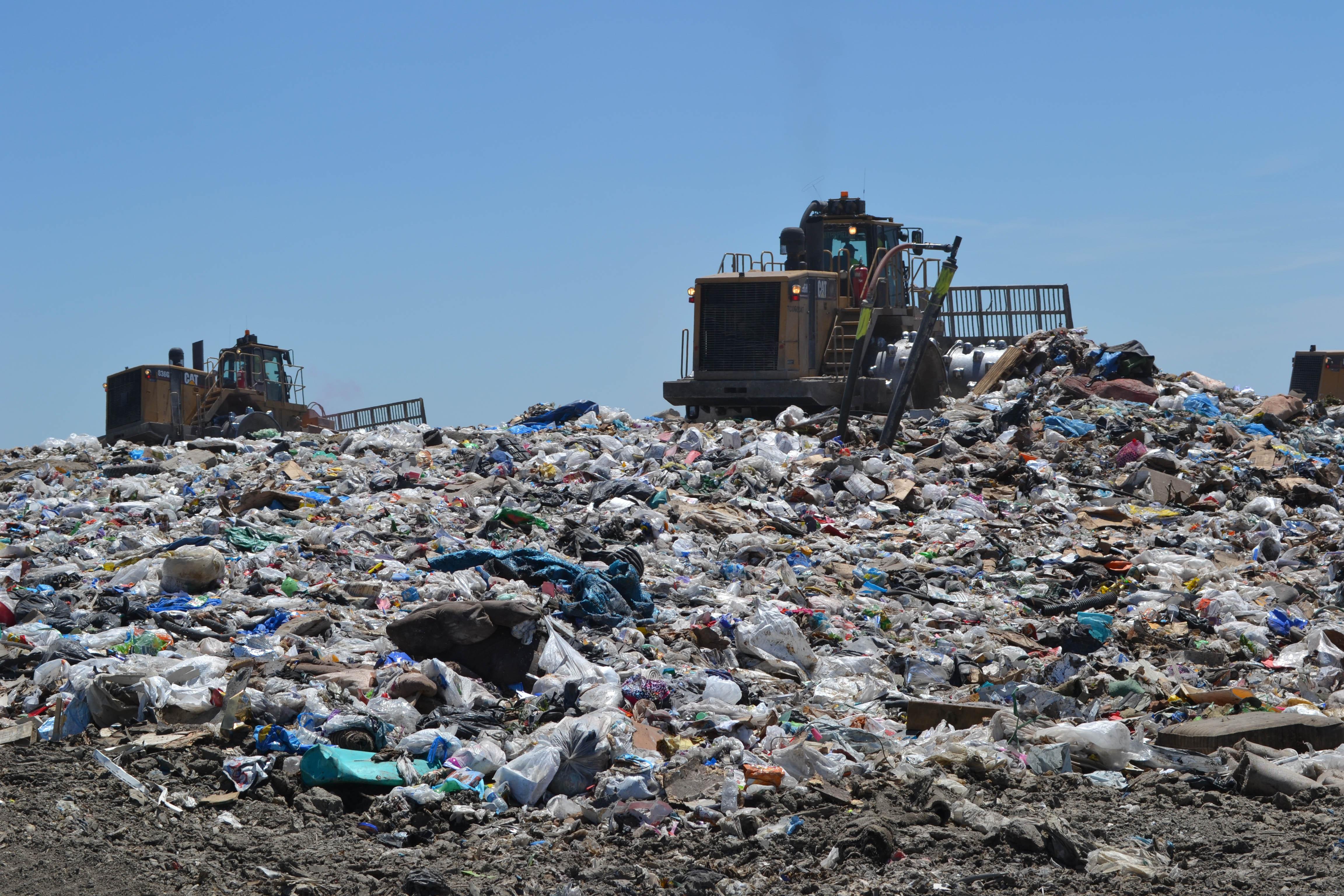 About 5,000 tons of trash from Chicago and the surrounding is are dumped every day at a landfill in Livingston County.