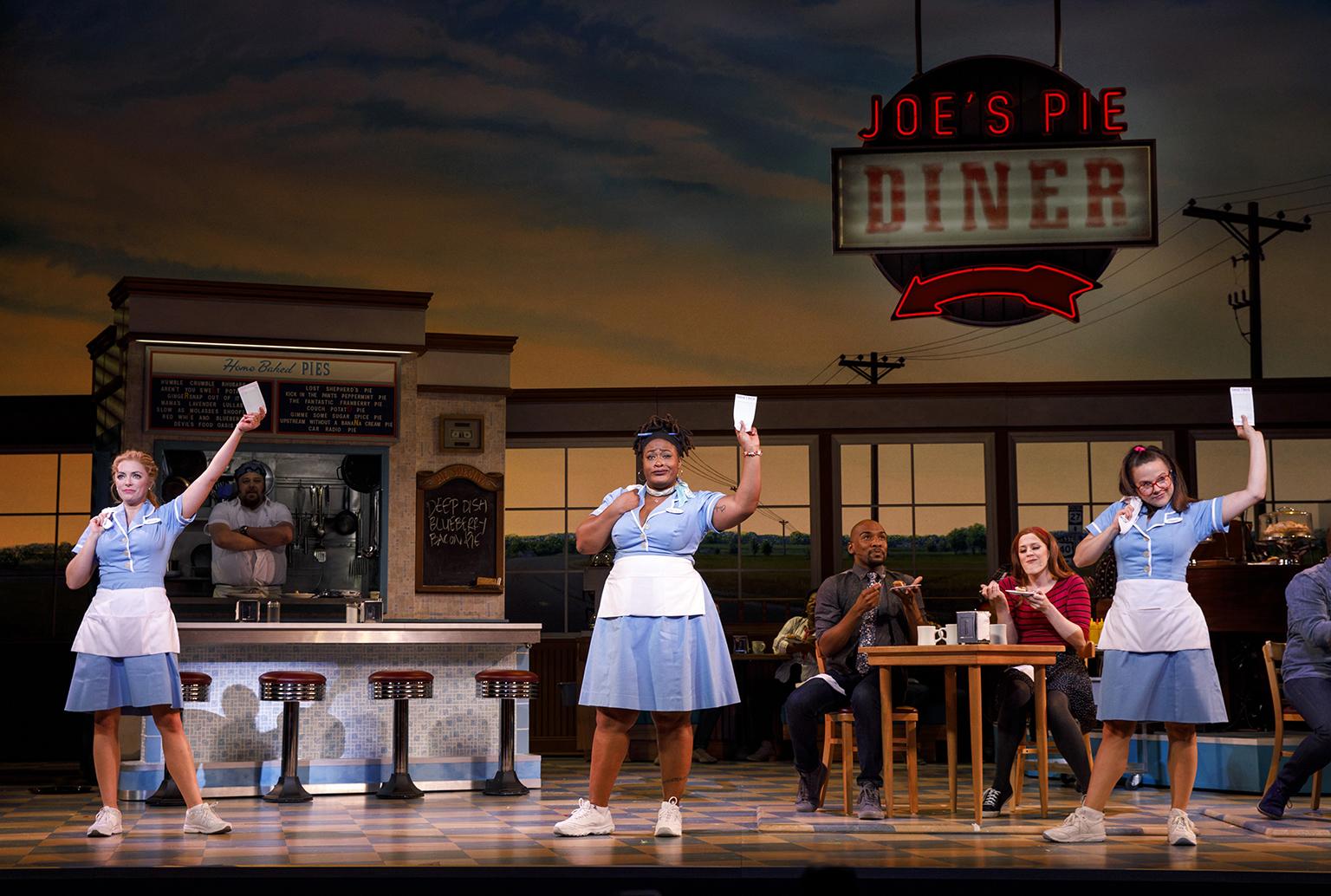 Desi Oakley, Charity Angel Dawson and Lenne Klingaman in the national tour of “Waitress.” (Credit: Joan Marcus)
