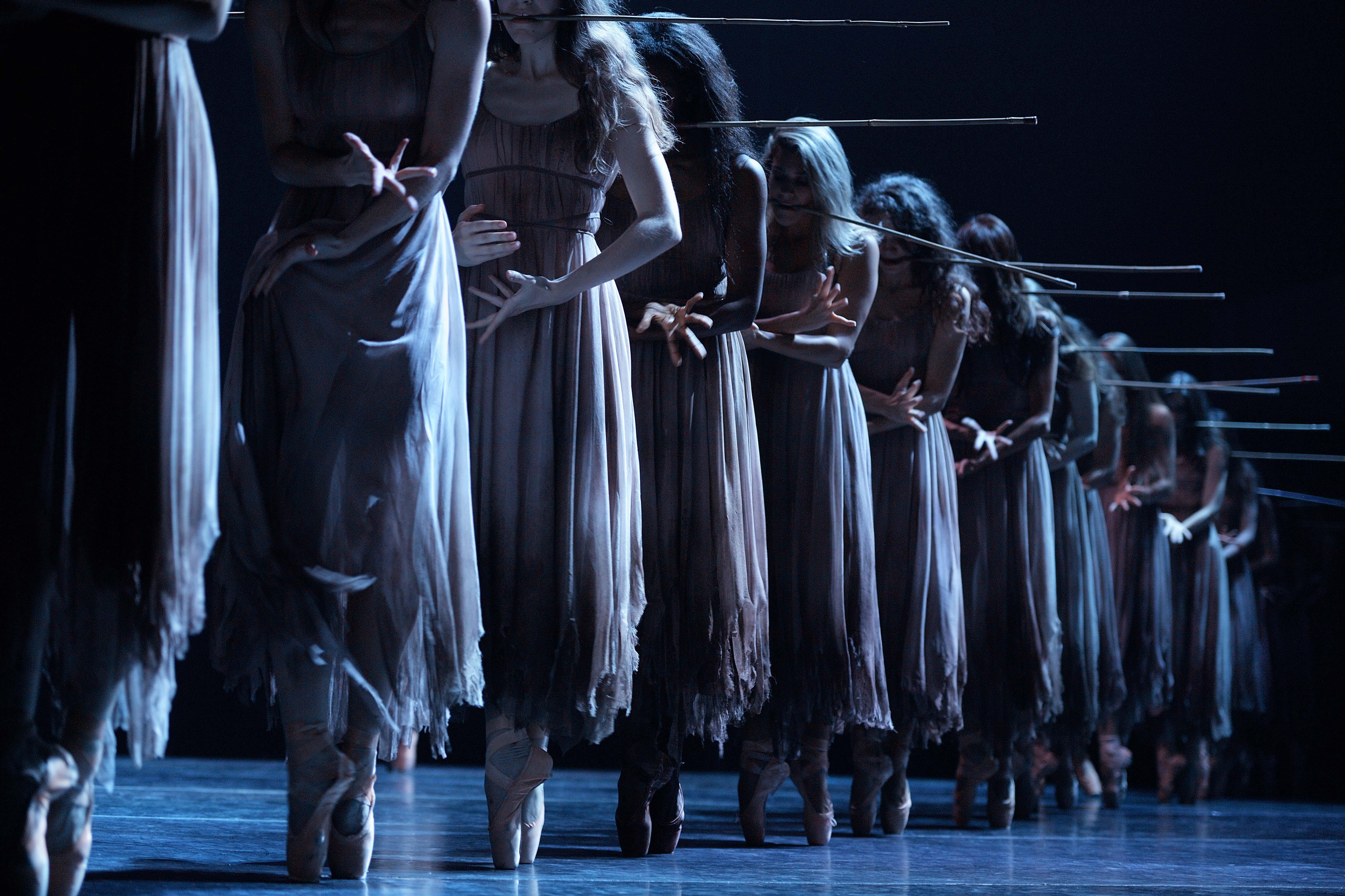 English National Ballet in Akram Kham’s “Giselle.” (© Laurent Liotardo)