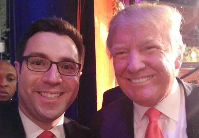 Mark Fratella poses for a photo with Donald Trump. (Courtesy Mark Fratella / Facebook)